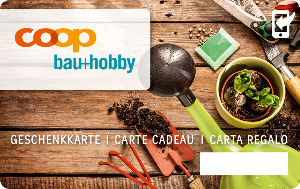 Geschenkkarte Bau+Hobby