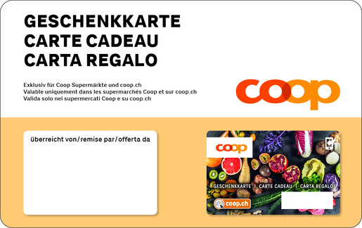 Digitale Geschenkkarte coop.ch